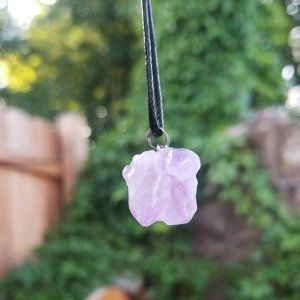 Raw Amethyst Nugget Crystal Healing Necklace